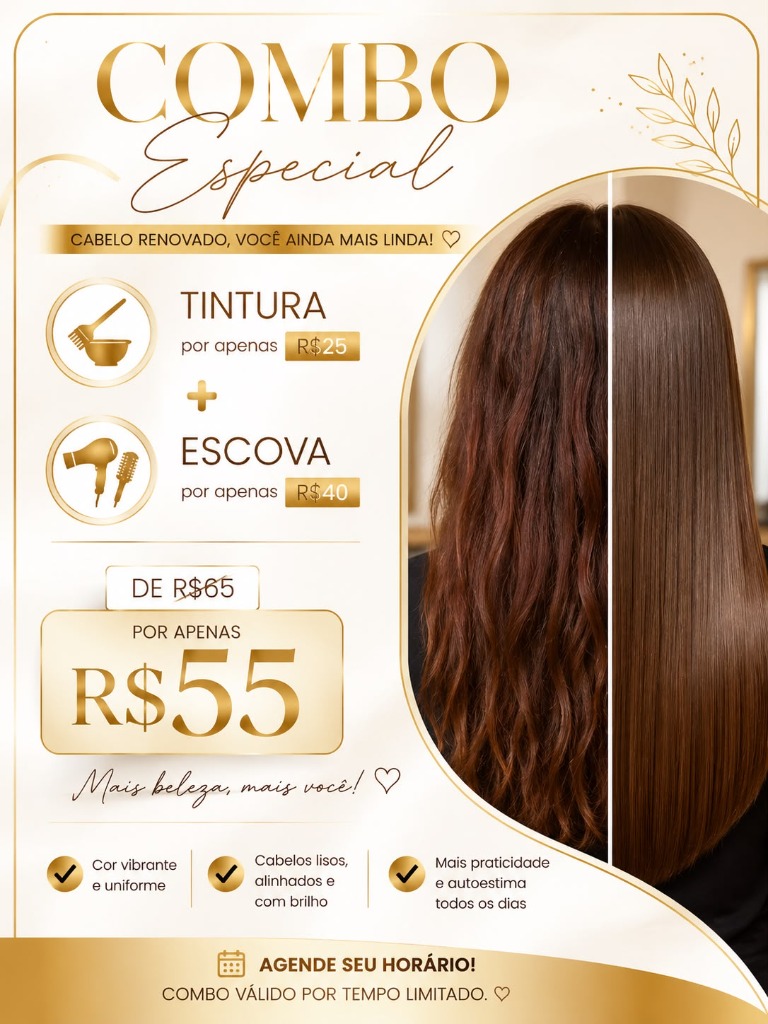 Combo Especial Tintura e Escova